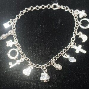 Silver Charm Bracelet